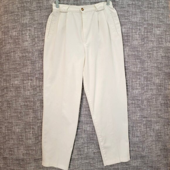 Cabin Creek Womens Dress Pants Size 14 Pleated Front Elastic Waist Pockets - Picture 1 of 13